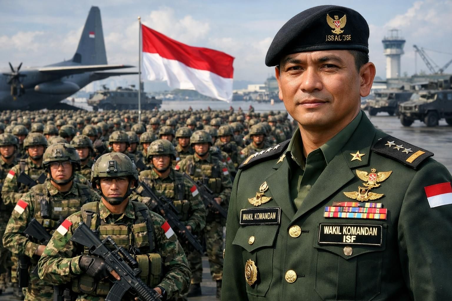 pelajari tentang isf: indonesia ditunjuk sebagai wakil komandan dan mengirim 8 ribu prajurit untuk misi perdamaian di gaza.