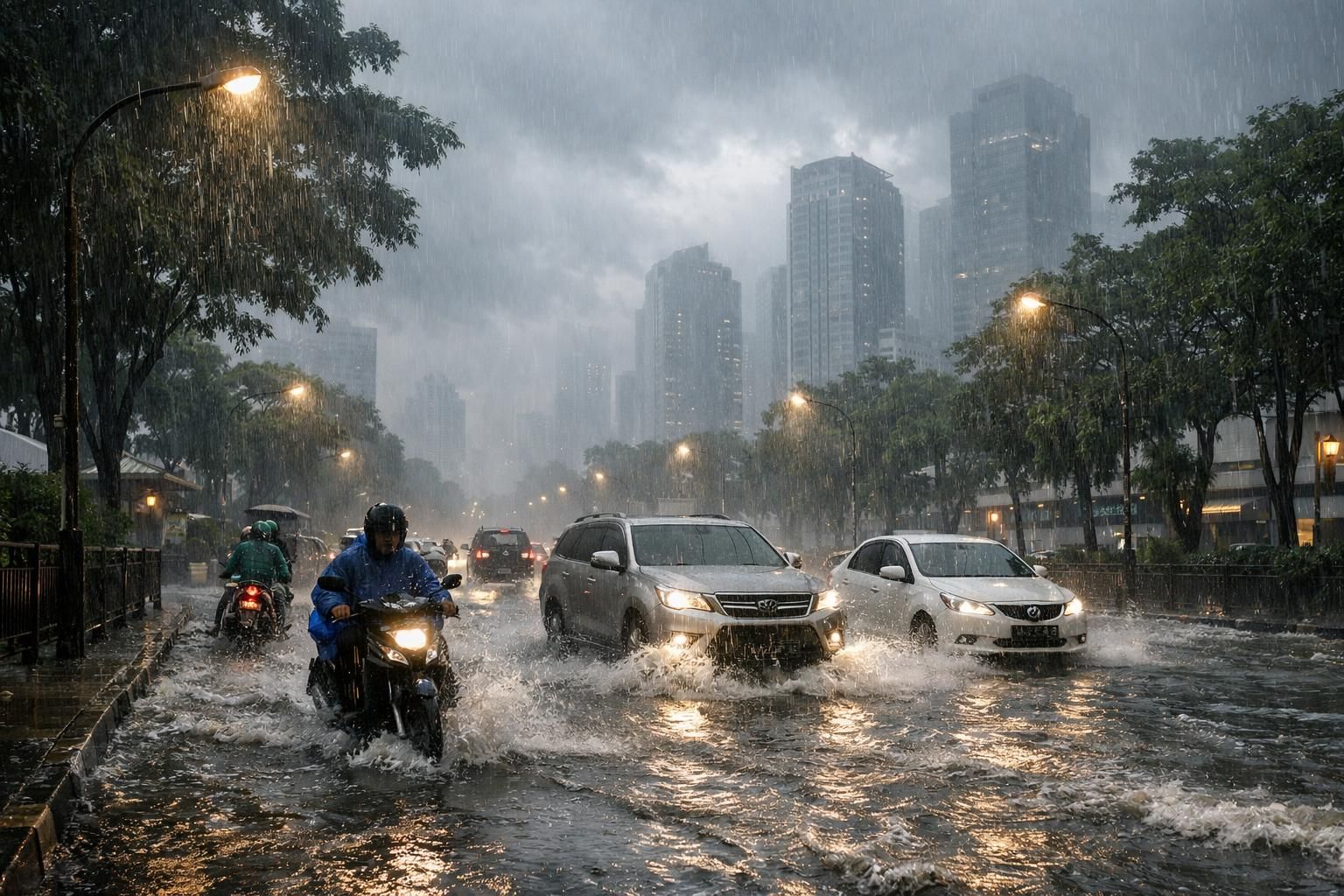peringatan cuaca: intensitas hujan sangat lebat diprediksi melanda wilayah jabodetabek pada 19-23 februari. tetap waspada dan siapkan diri menghadapi potensi banjir dan genangan air. informasi terbaru hanya di detiknews.