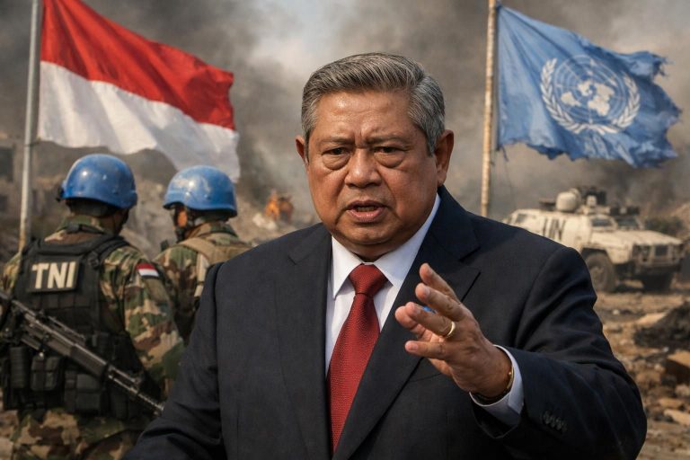 sby mendesak pbb untuk menghentikan misi unifil setelah 3 prajurit tni gugur di lebanon, menyoroti perlunya perlindungan dan evaluasi segera atas keterlibatan pasukan indonesia.