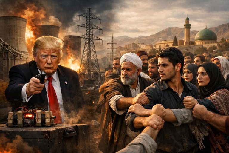 trump mengancam pembangkit listrik, sementara iran mengajak warganya untuk bergabung dalam aksi unjuk rasa damai sebagai respons.