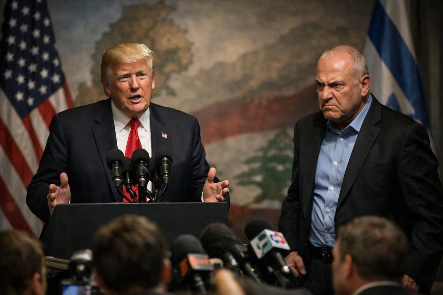 trump mengumumkan gencatan senjata di lebanon yang memicu kemarahan menteri israel, menandai ketegangan politik yang meningkat di wilayah tersebut.