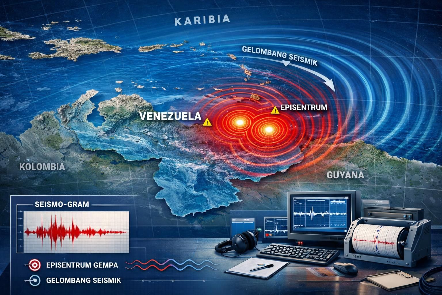 fenomena unik gempa kembar di venezuela yang membingungkan para ilmuwan, mengungkap misteri geologi yang jarang terjadi dan menarik perhatian dunia.