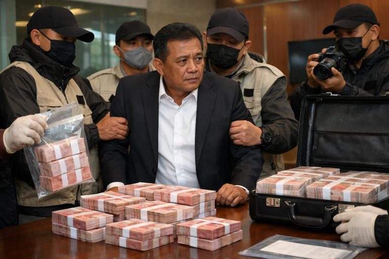 bupati langkat resmi ditetapkan tersangka oleh kpk setelah terima suap sebesar rp 800 juta, menunjukkan langkah tegas pemberantasan korupsi di indonesia.