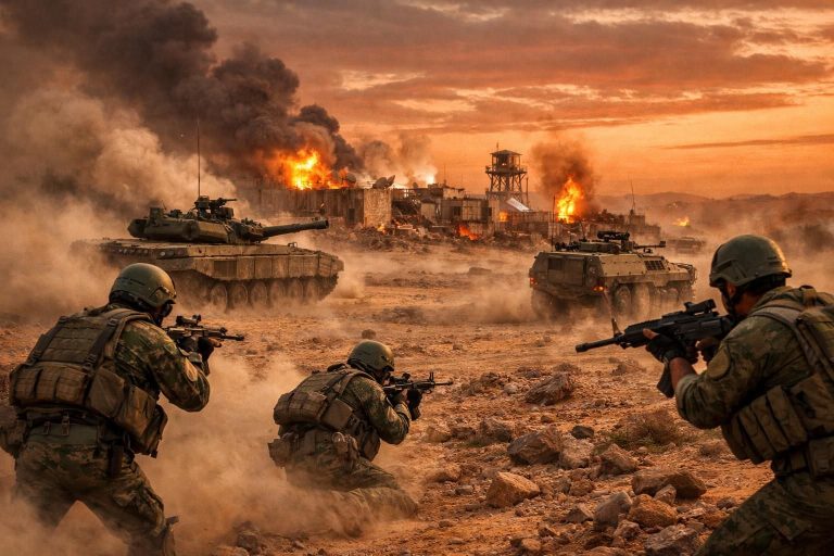 iran melancarkan serangan balasan ke pangkalan militer as di suriah sebagai respons atas serangan sebelumnya, meningkatkan ketegangan di kawasan tersebut.