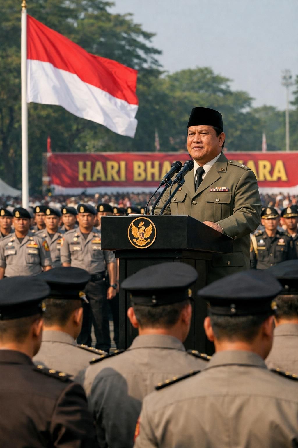 prabowo menegaskan bahwa hukum tidak boleh digunakan sebagai alat untuk kepentingan uang dan balas dendam politik demi menjaga keadilan dan integritas sistem hukum di indonesia.