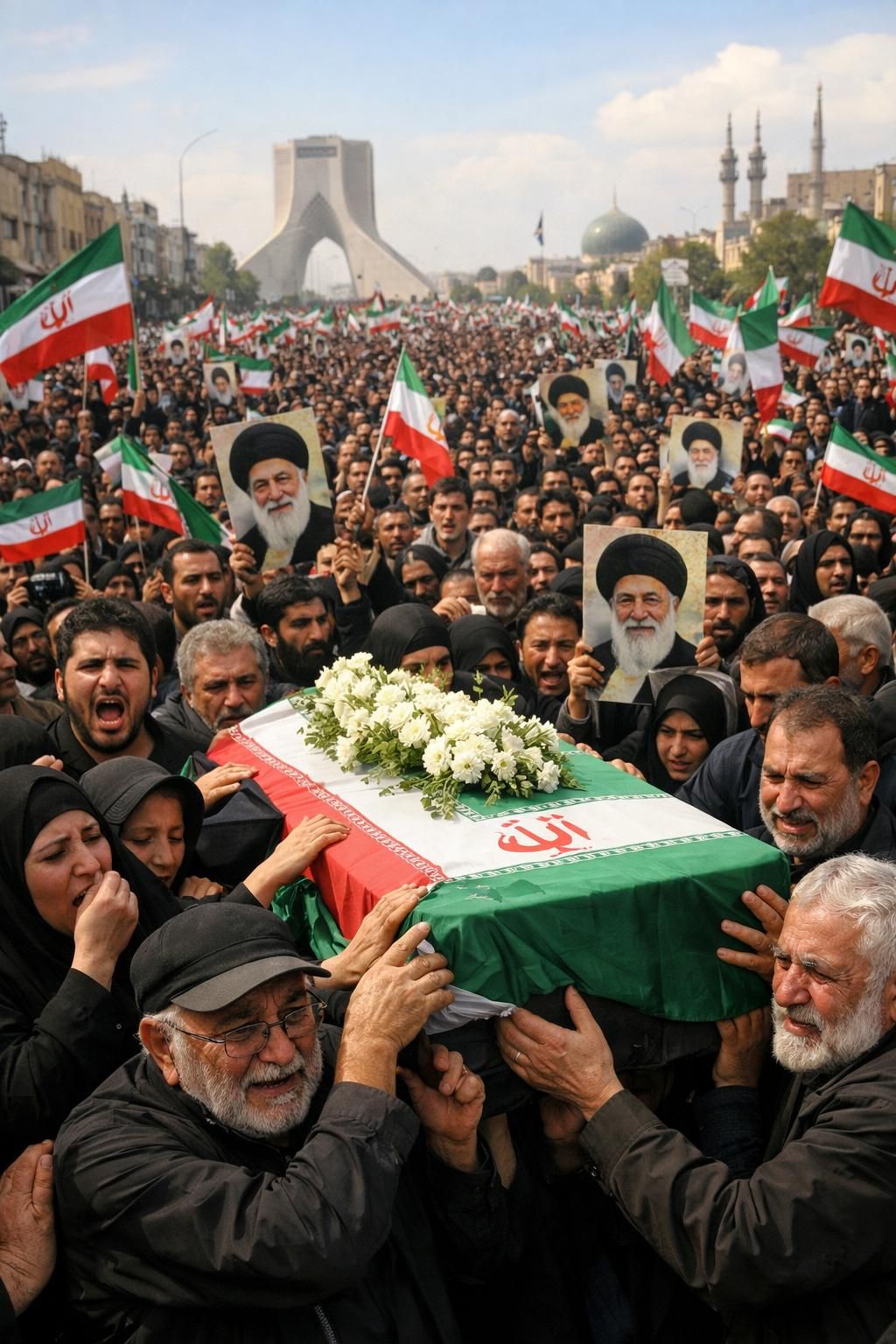 trump terkejut melihat antusiasme besar warga dalam pemakaman khamenei, menyoroti reaksi dan dampak acara tersebut.