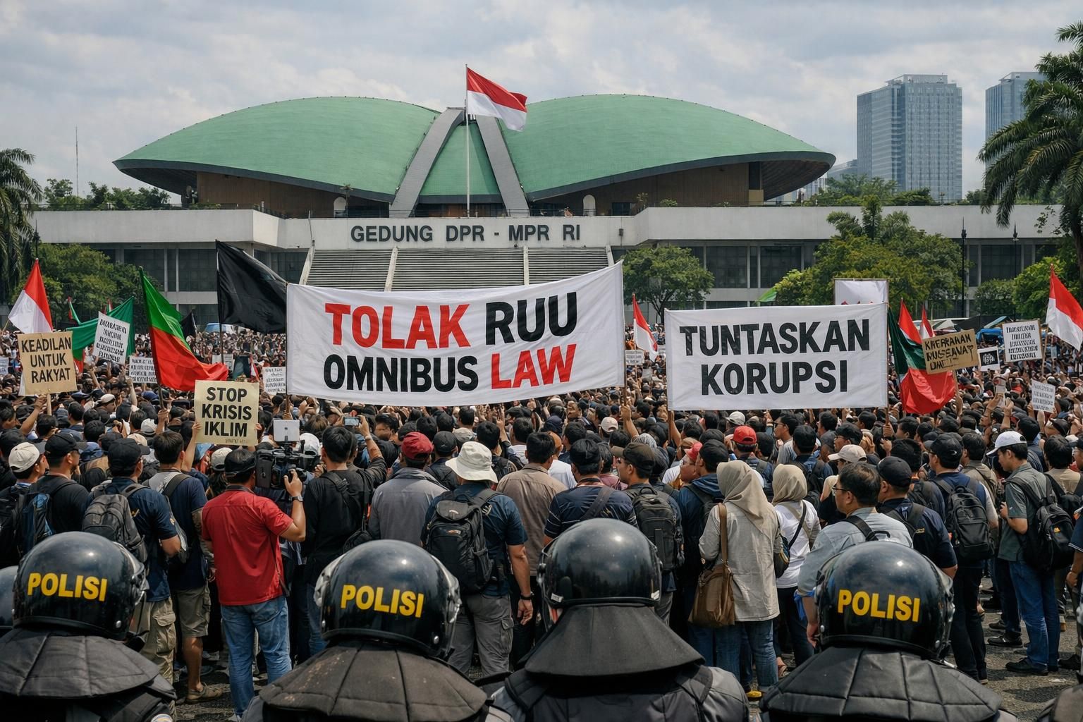 simak jadwal lengkap dan tuntutan dari 4 kelompok massa dalam demo 27 agustus di dpr. informasi terbaru dan lengkap hanya di afu.id.