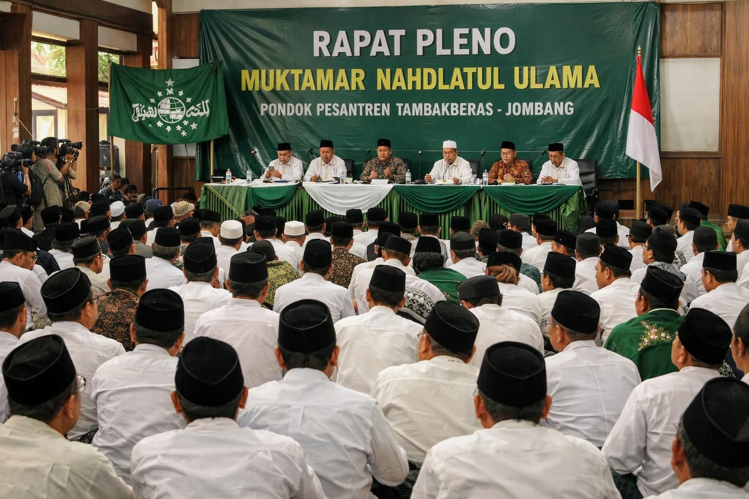 laporan pertanggungjawaban kepemimpinan gus yahya secara resmi disahkan dalam muktamar nu, menandai tonggak penting dalam sejarah organisasi. simak detail lengkapnya di cnn indonesia.