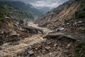 menjelajahi dampak banjir bandang dan longsor di nepal dari sudut pandang ketinggian, mengungkap kerusakan dan tantangan yang dihadapi masyarakat setempat.