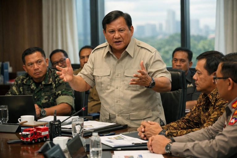 prabowo mendesak penambahan peralatan penanggulangan kebakaran hutan dan lahan (karhutla) saat rapat penting, guna mempercepat penanganan dan mencegah kerusakan lingkungan lebih luas.