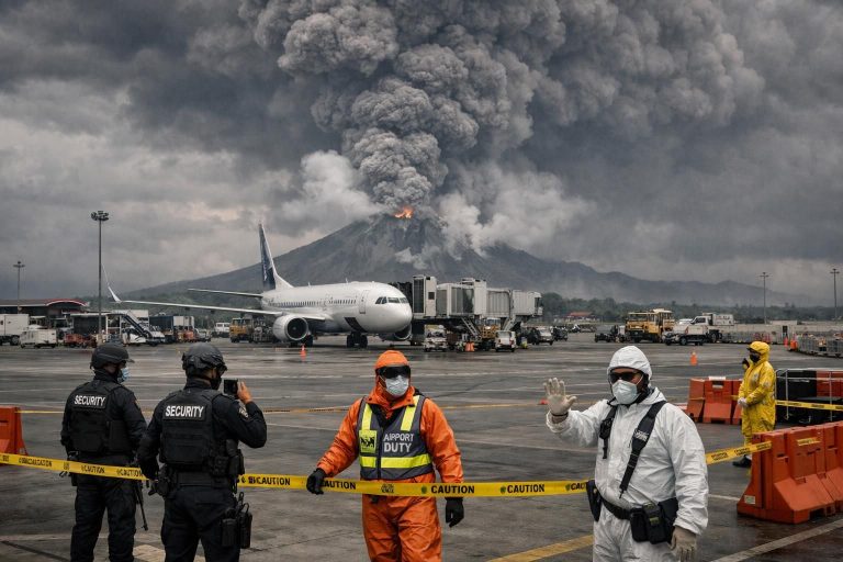 bandara soetta ditutup hingga pukul 13.30 wib karena erupsi gunung anak krakatau, menyebabkan gangguan penerbangan. ikuti update terbaru di detiknews.