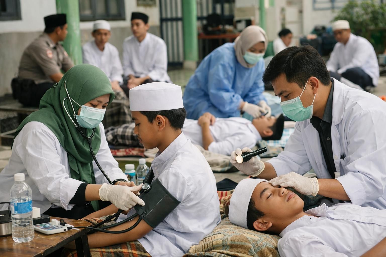 santri di sidoarjo diduga keracunan setelah mengonsumsi menu mbg, yang kini sedang diperiksa di laboratorium untuk memastikan penyebabnya.
